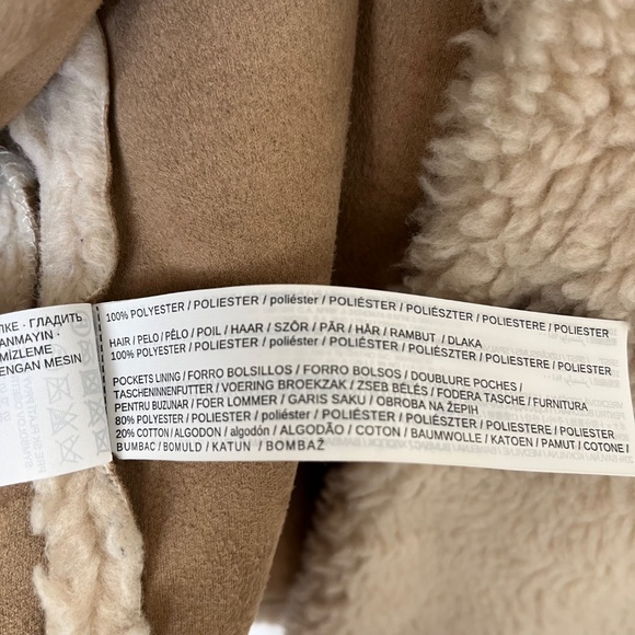 Mango Faux Shearling Teddy Coat - Picture 6 of 6